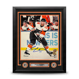 Sean Couturier 2024 Stadium Series Action Philadelphia Flyers Autographed 16x20 Framed Hockey Photo - Dynasty Sports & Framing