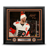 Sean Couturier Captain Debut Philadelphia Flyers Autographed Framed 16x20 Photo - 20th Captain - Dynasty Sports & Framing