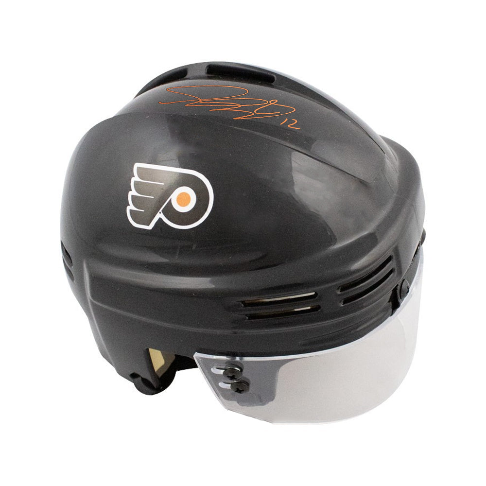 Simon Gagne Autographed Philadelphia Flyers Mini-Helmet