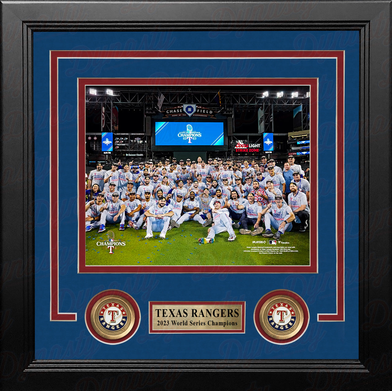 Texas Rangers 2023 World Series Celebration 8" x 10" Framed Baseball Photo