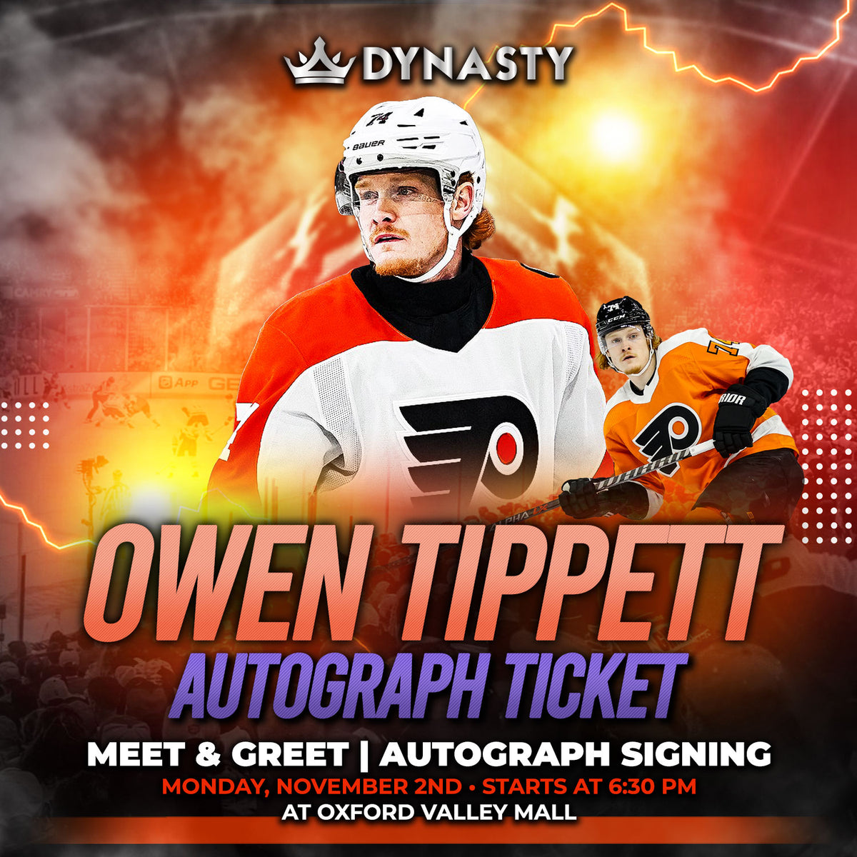 Owen Tippett Philadelphia Flyers Experience Tickets