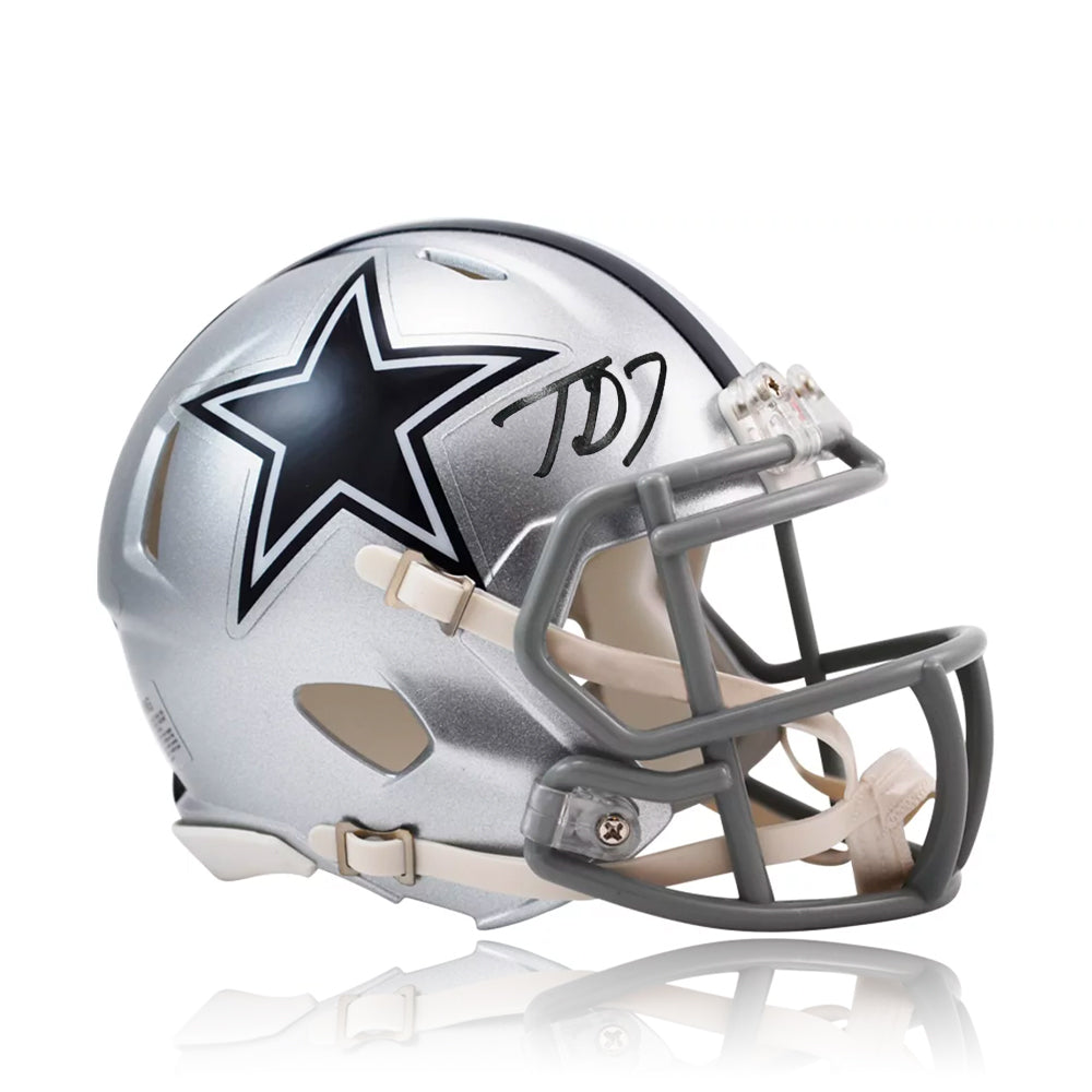 Trevon Diggs Dallas Cowboys Autographed Speed Mini-Helmet