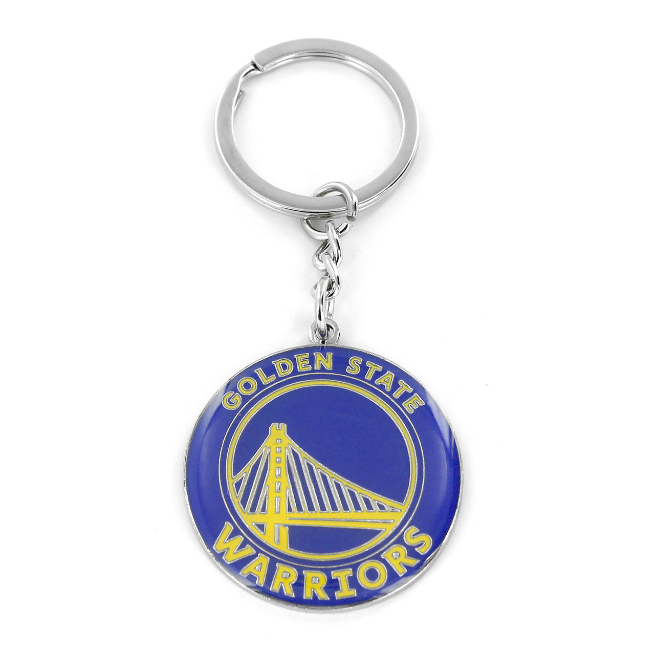 Golden State Warriors Metal Logo Keychain