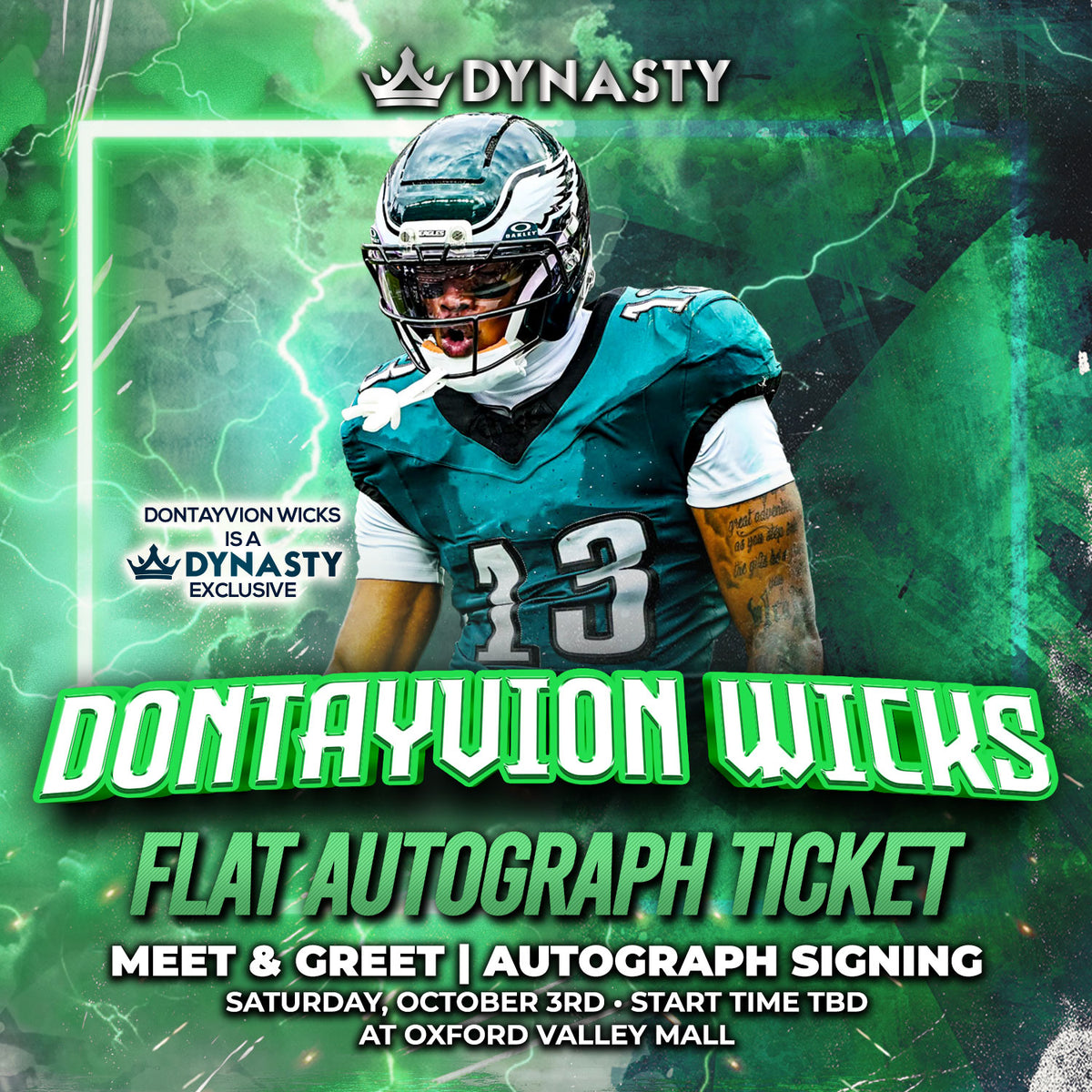 Dontayvion Wicks Philly Football Kickoff Experience Tickets