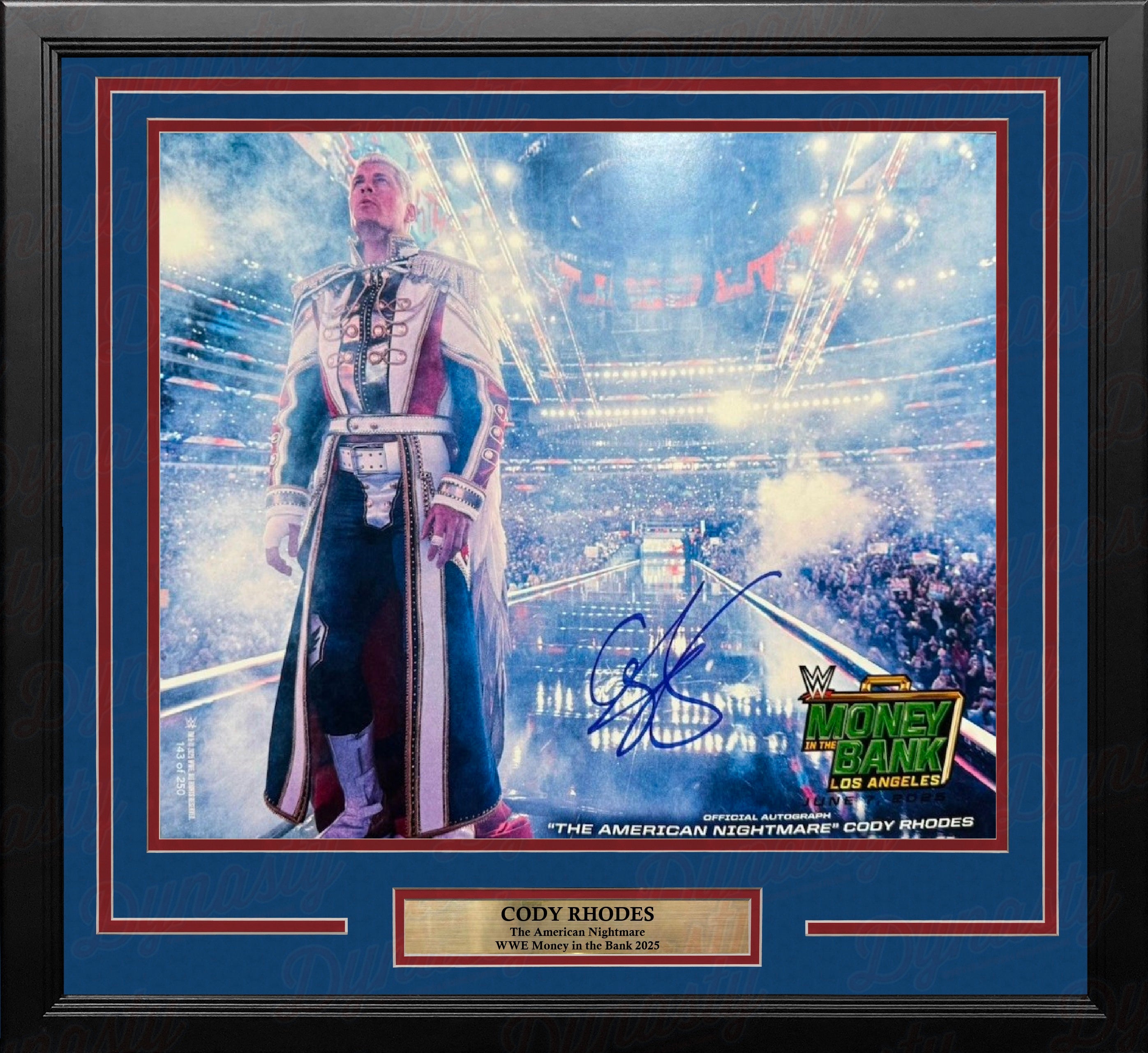 Cody Rhodes 2025 Money in the Bank Autographed 11