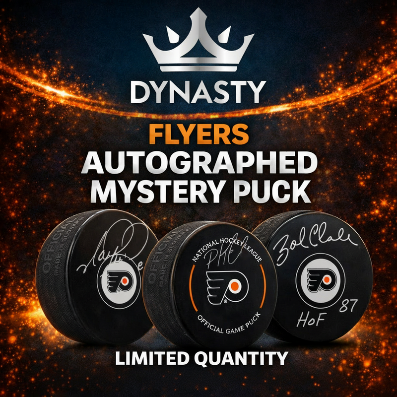 Philadelphia Flyers Autographed Mystery Puck Drop - Dynasty Sports & Framing