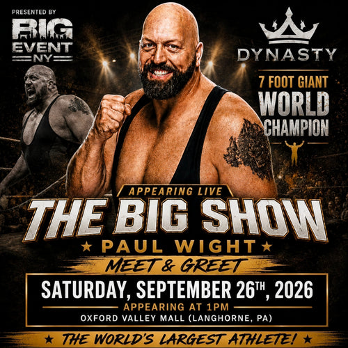 The Big Show Paul Wight Wrestling Legend Experience Tickets