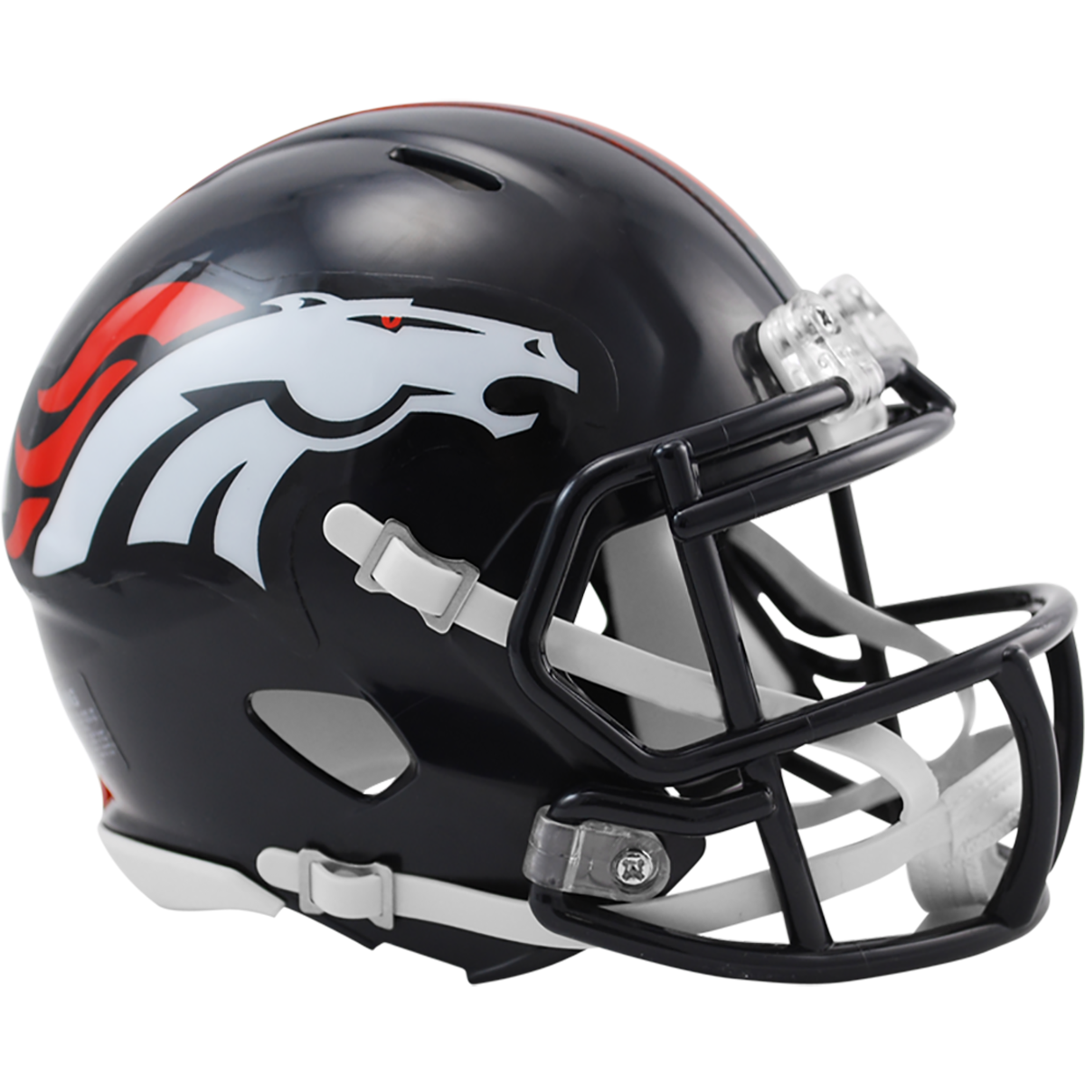 current football helmet Denver Broncos NFL Riddell Speed Revolution Mini-Helmet