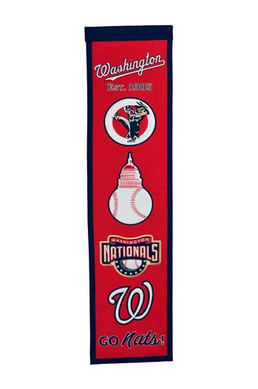 Washington Nationals MLB Heritage Banner - Dynasty Sports & Framing