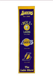 Los Angeles Lakers NBA Heritage Banner - Dynasty Sports & Framing