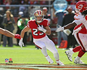 Christian McCaffrey in Action San Francisco 49ers 8" x 10" Football Photo - Dynasty Sports & Framing 