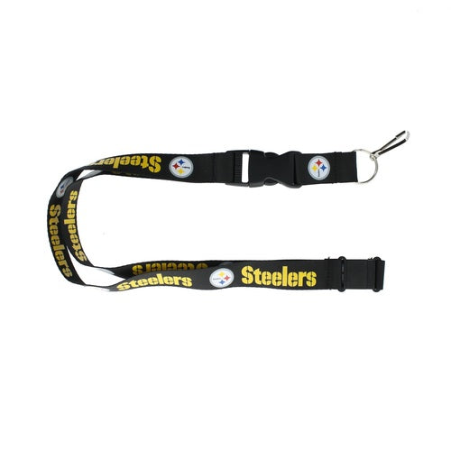 Pittsburgh Steelers NFL Football Lanyard Keychain - Dynasty Sports & Framing