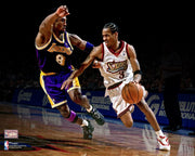 Kobe Bryant v. Allen Iverson 8" x 10" Basketball Photo - Dynasty Sports & Framing