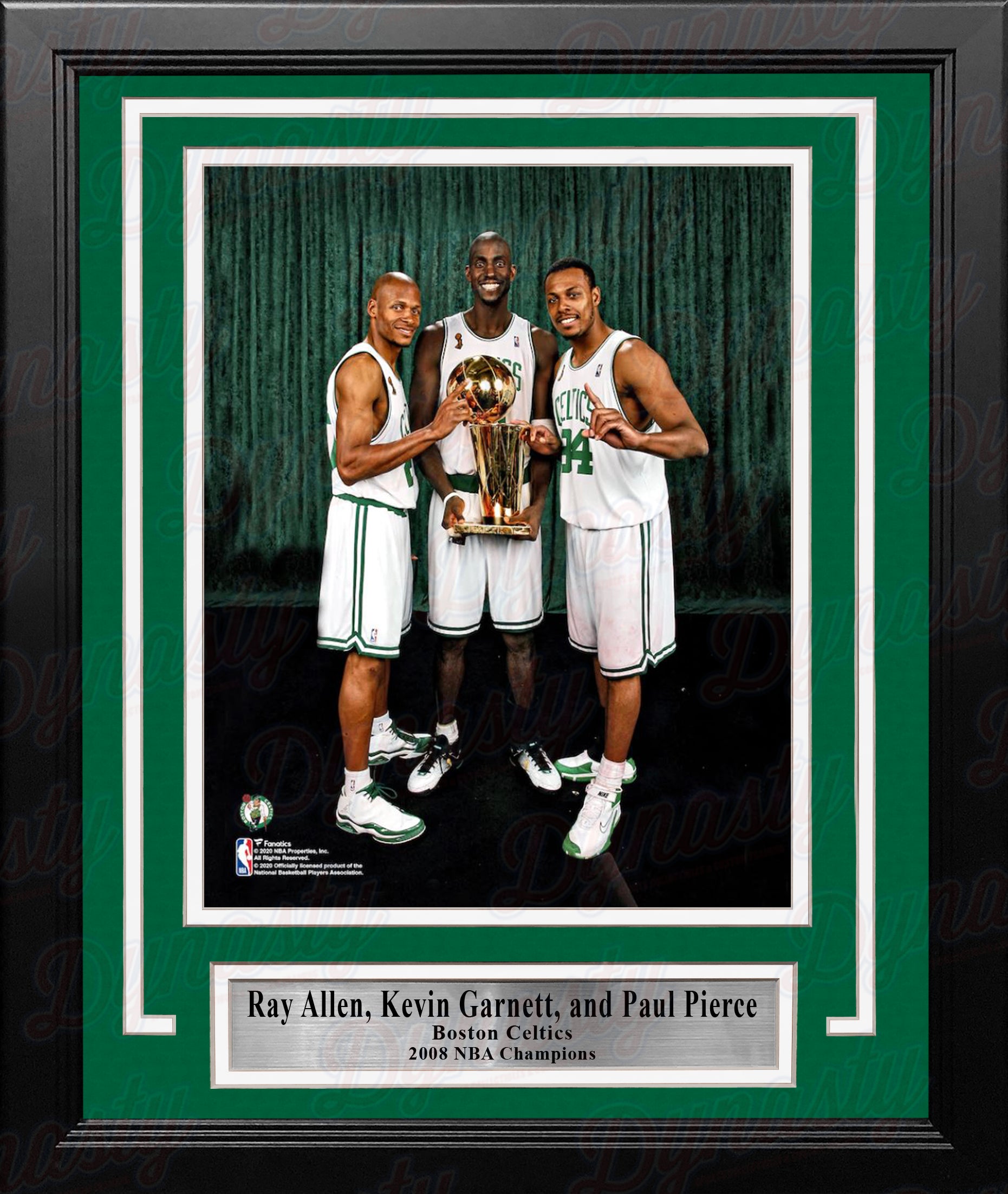 Kevin Garnett Boston Celtics Signed Celebration 16x20 Photo JSA