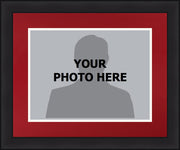 MLB Baseball Photo Picture Frame Kit - Arizona Diamondbacks (Brick Red Matting, White Trim) - Dynasty Sports & Framing