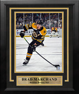 Brad Marchand in Action Boston Bruins 8" x 10" Framed Hockey Photo - Dynasty Sports & Framing