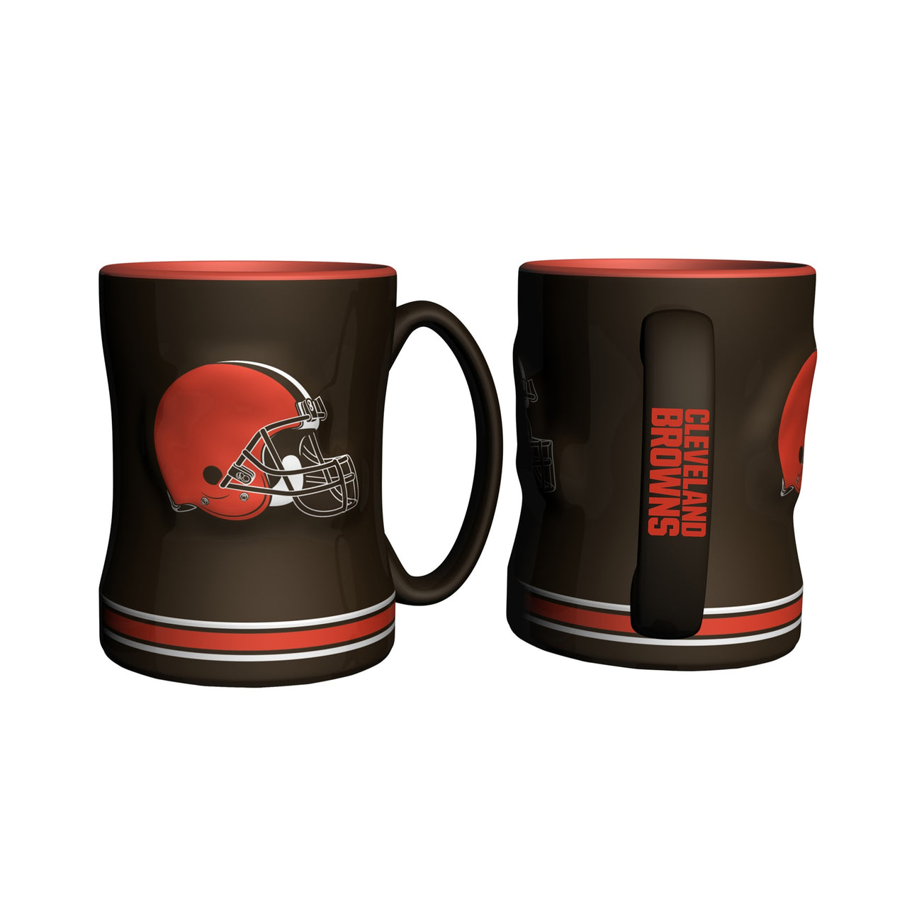 Cleveland Browns NFL Football Logo Relief 14 oz. Mug - Dynasty Sports & Framing 