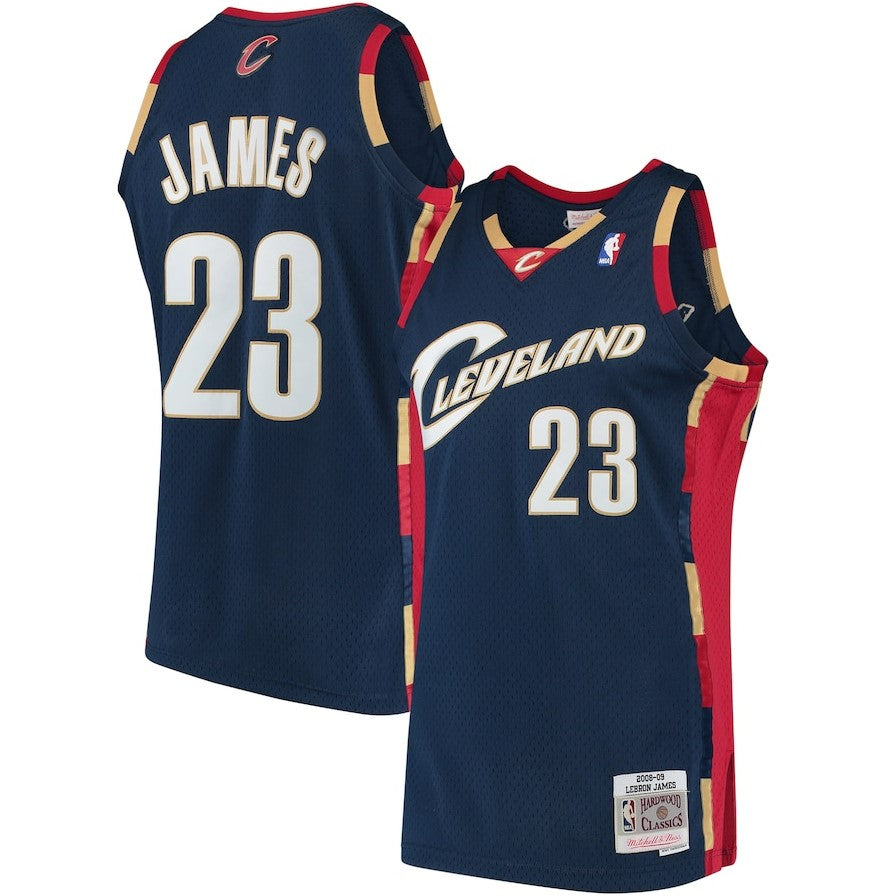 LeBron James Cleveland Cavaliers Mitchell & Ness Hardwood Classics 2008-2009 Swingman Jersey - Dynasty Sports & Framing