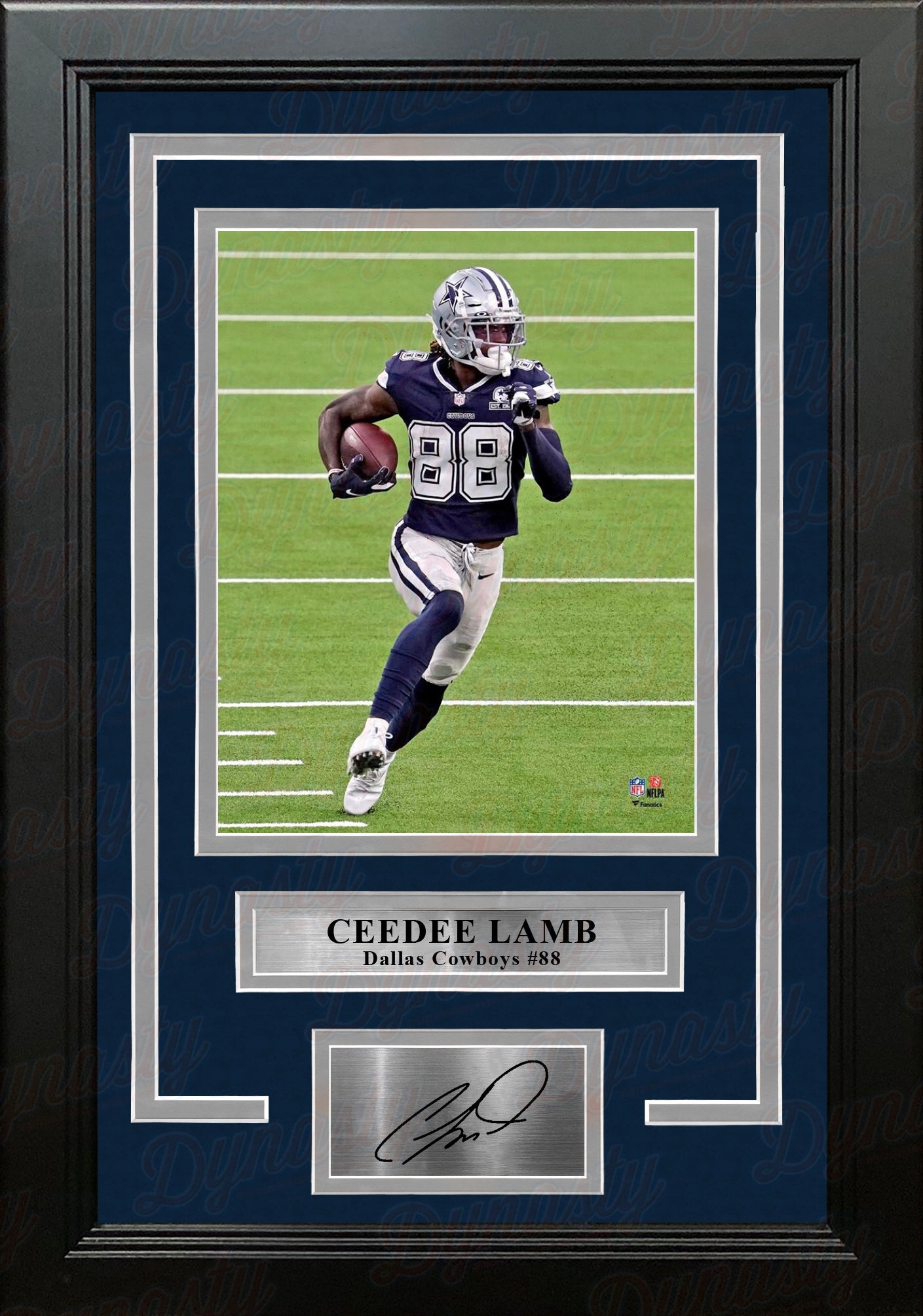 CeeDee Lamb in Action Dallas Cowboys 8' x 10' Framed Football Photo with  Engraved Autograph