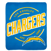 Los Angeles Chargers 50" x 60" Campaign Fleece Blanket - Dynasty Sports & Framing