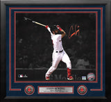 Connor Wong 1st Home Run Boston Red Sox Autographed 16" x 20" Framed Spotlight Photo - Red - Dynasty Sports & Framing