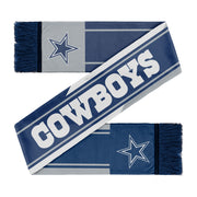 Dallas Cowboys Colorwave Wordmark Scarf - Dynasty Sports & Framing