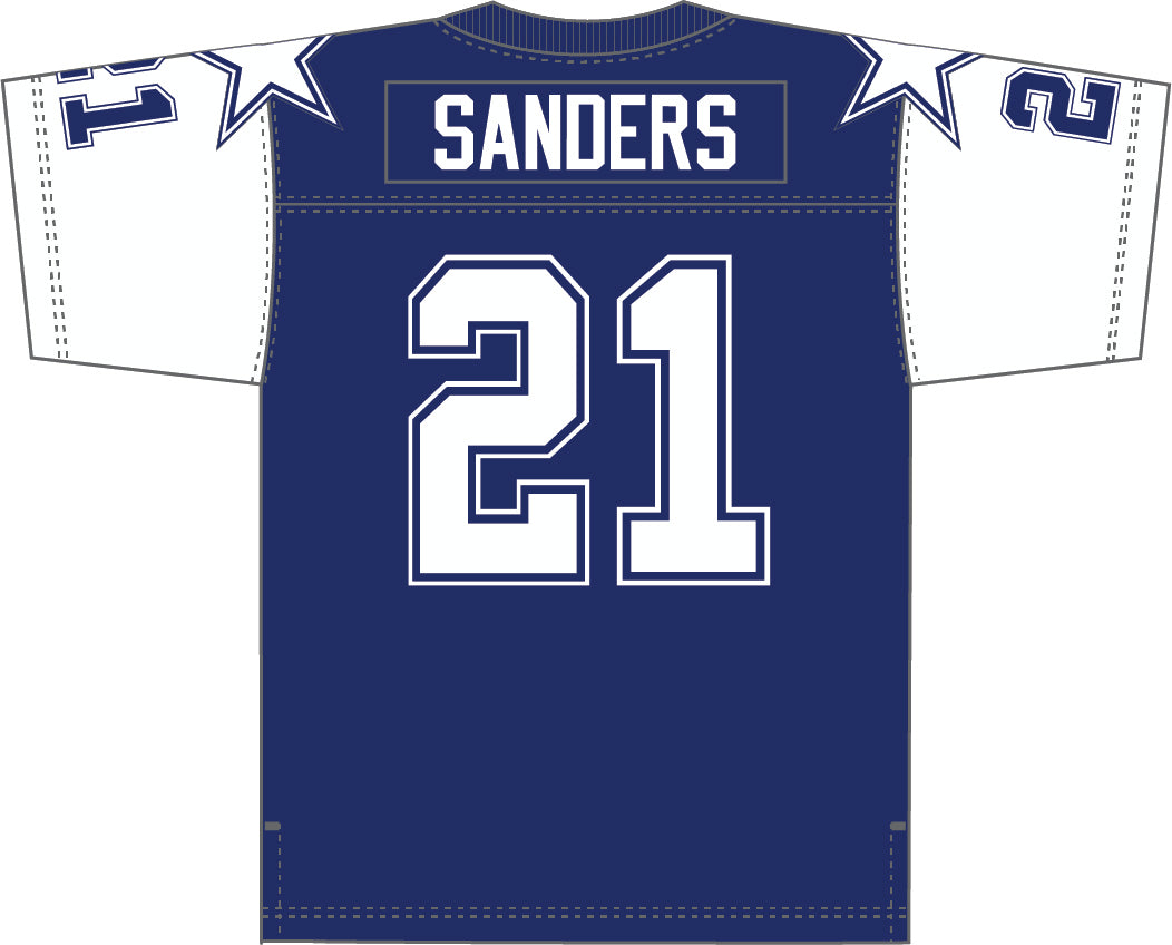 Deion Sanders Dallas Cowboys Mitchell & Ness 1995 Dark Jersey - Dynasty  Sports & Framing