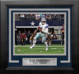 Dak Prescott in Action Dallas Cowboys 8" x 10" Framed Football Photo - Dynasty Sports & Framing