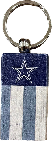 Dallas Cowboys Rectangle Flag Keychain - Dynasty Sports & Framing