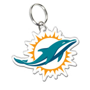 Miami Dolphins Acrylic Logo Keychain - Dynasty Sports & Framing