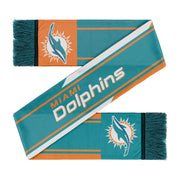 Miami Dolphins Colorwave Wordmark Scarf - Dynasty Sports & Framing