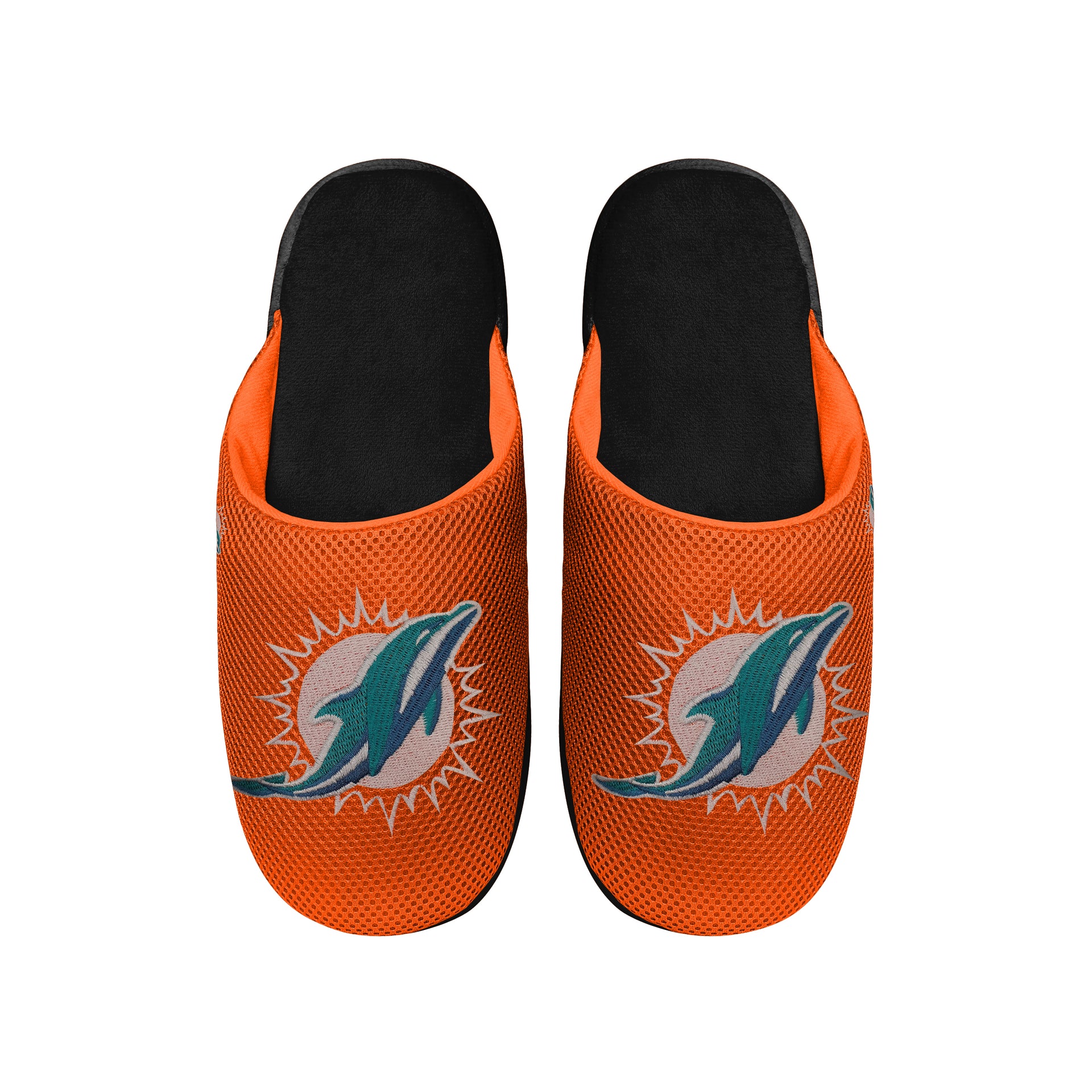 Miami Dolphins Mesh Slide Slippers - Dynasty Sports & Framing
