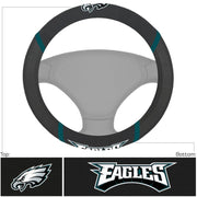 Philadelphia Eagles NFL Football Deluxe Steering Wheel Cover - Dynasty Sports & Framing