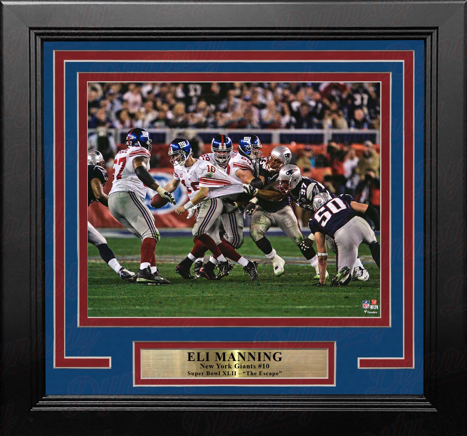 new york giants framed jersey