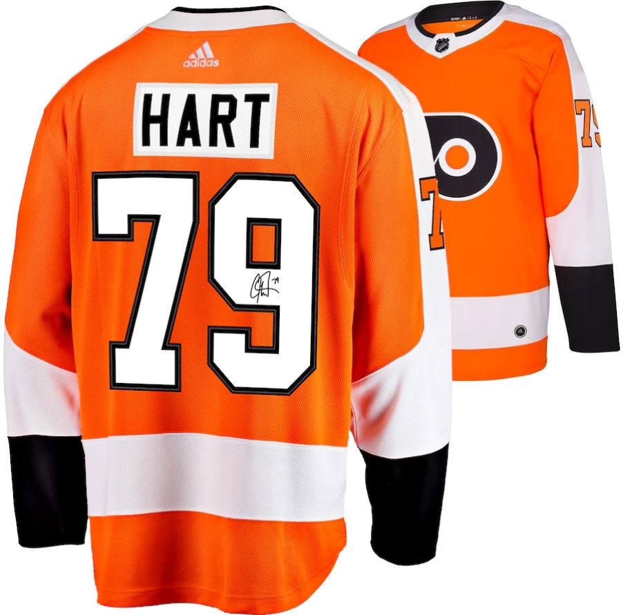Lids Carter Hart Philadelphia Flyers Fanatics Authentic Unsigned White  Jersey Making Save Photograph