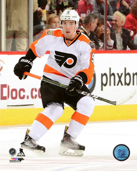 Unsigned Philadelphia Flyers Ivan Provorov Fanatics Authentic Orange Jersey  Skating Photograph