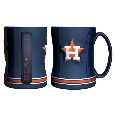 Houston Astros MLB Baseball Logo Relief 14 oz. Mug - Dynasty Sports & Framing