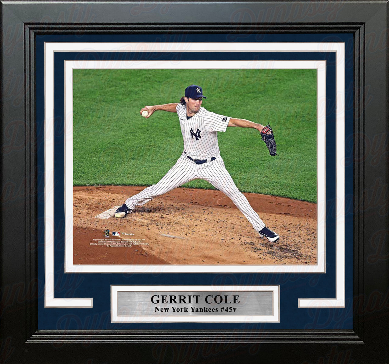 Gerrit Cole in Action New York Yankees 8" x 10" Framed Baseball Photo - Dynasty Sports & Framing 