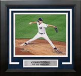 Gerrit Cole in Action New York Yankees 8" x 10" Framed Baseball Photo - Dynasty Sports & Framing