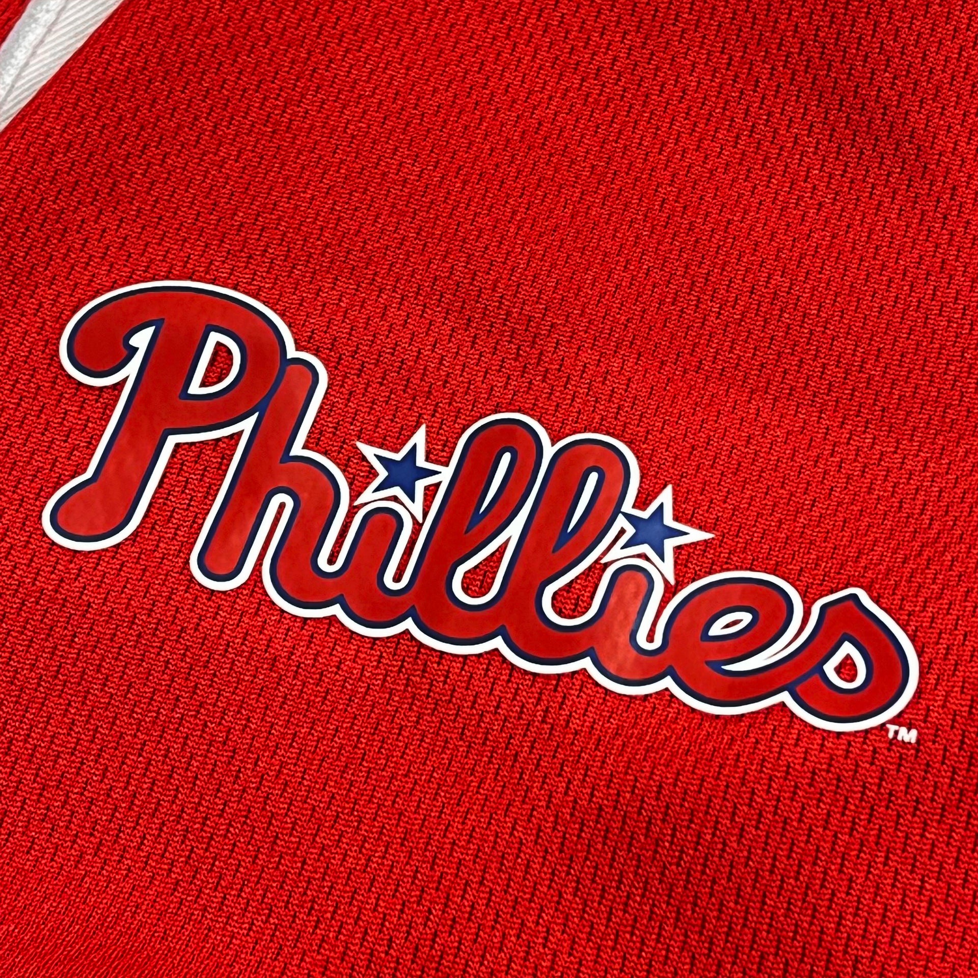 Philadelphia Phillies Red Logo Baseball Jersey - Dynasty Sports & Framing