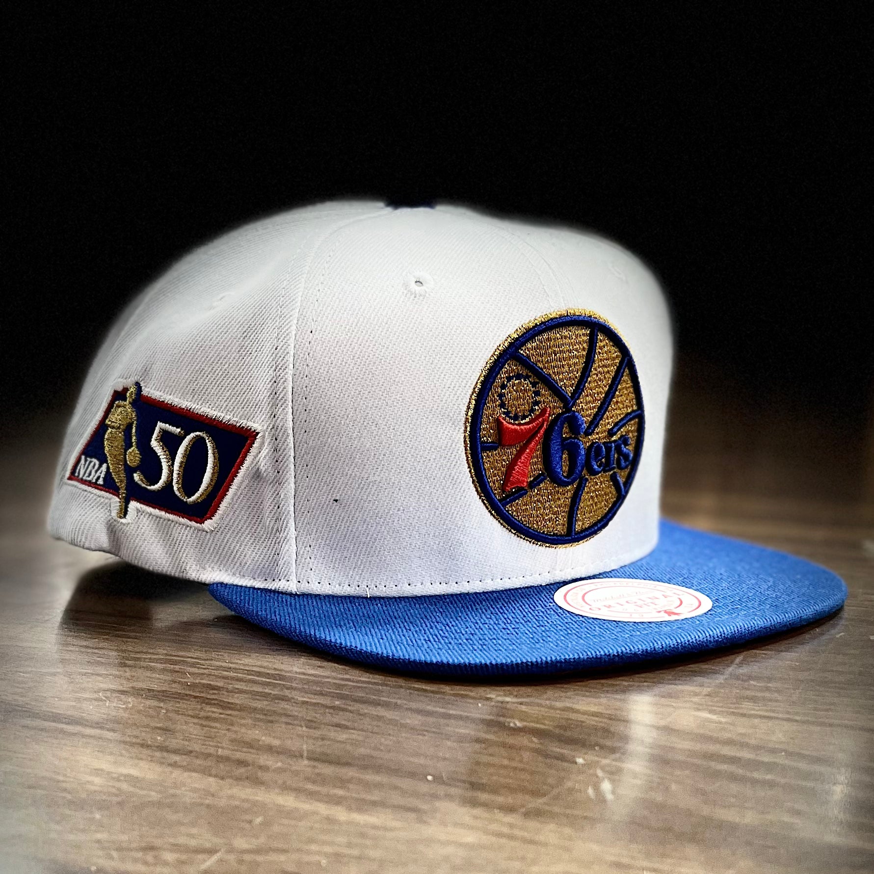 Lids Philadelphia 76ers Mitchell & Ness Hardwood Classics Asian Heritage  Scenic Snapback Hat - Royal