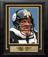 Jack Lambert Snarl Pittsburgh Steelers 8" x 10" Framed Football Photo - Dynasty Sports & Framing