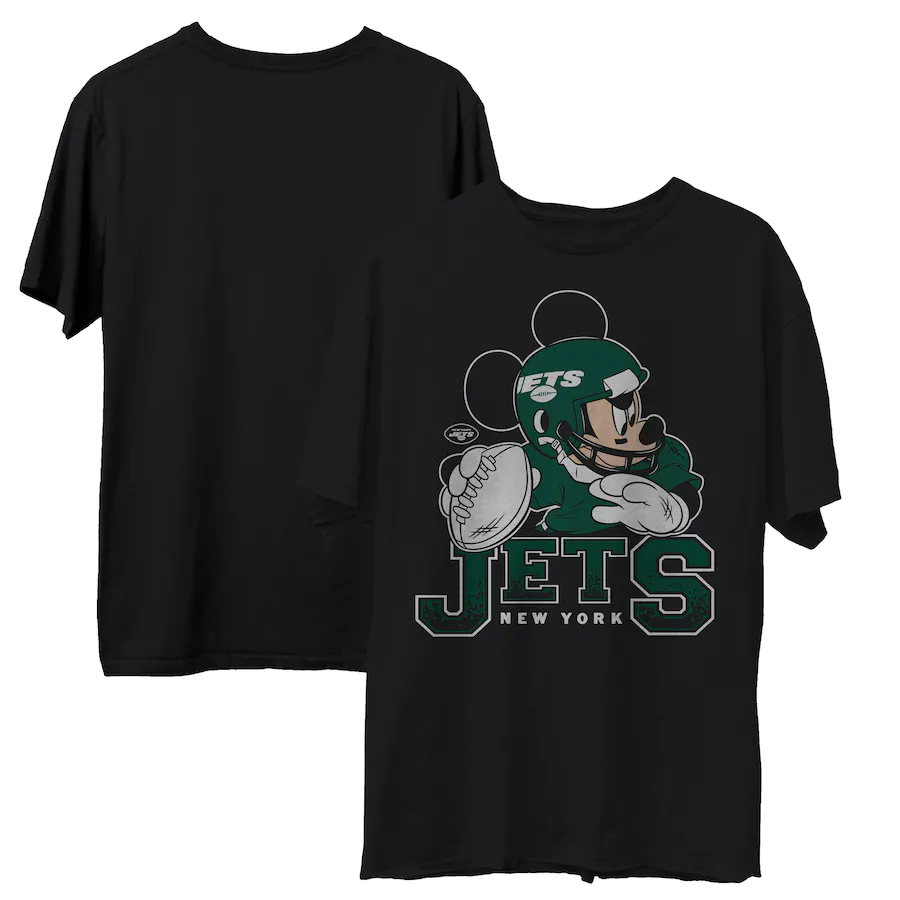 New York Jets Mickey at Quarterback Disney Vintage Football T