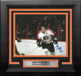 Joe Watson in Action Autographed Philadelphia Flyers 8" x 10" Framed Hockey Photo - Dynasty Sports & Framing