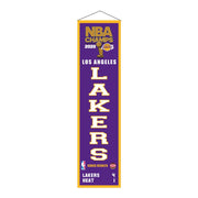 Los Angeles Lakers 2020 NBA Champions Basketball Heritage Banner - Dynasty Sports & Framing