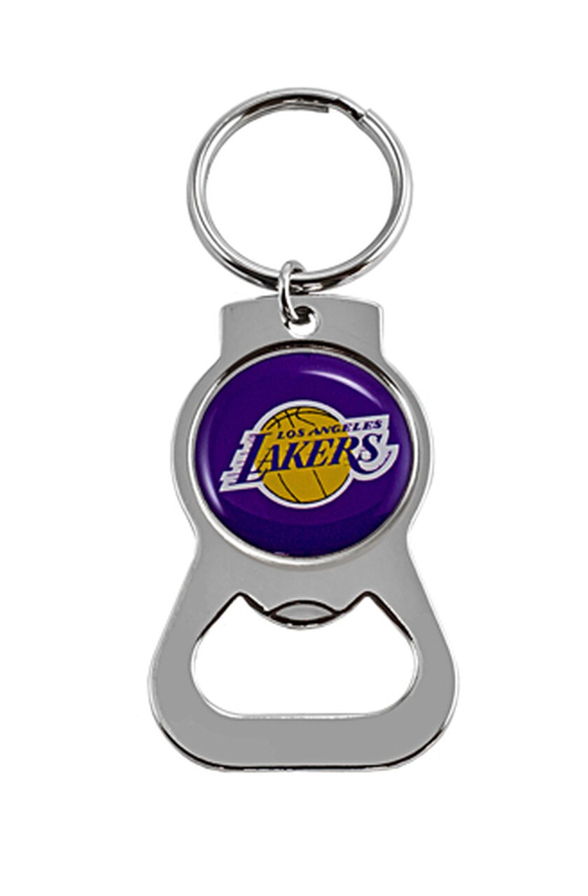 Los Angeles Lakers Logo Bottle Opener Keychain - Dynasty Sports & Framing