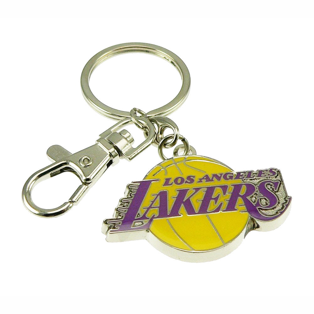 Los Angeles Lakers Heavyweight Basketball Keychain - Dynasty Sports & Framing