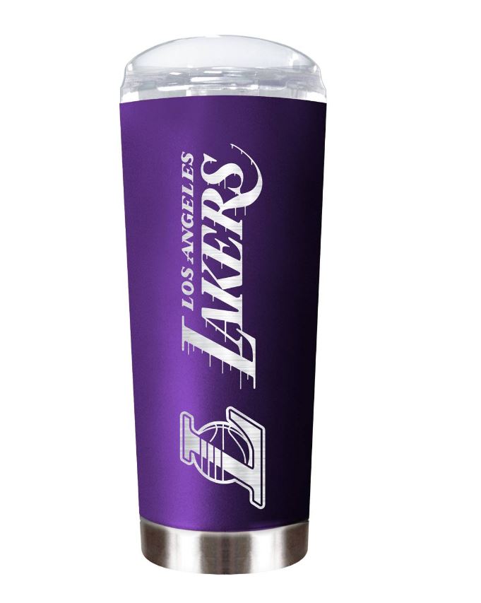 Los Angeles Lakers 18 oz. Roadie Travel Tumbler - Dynasty Sports & Framing