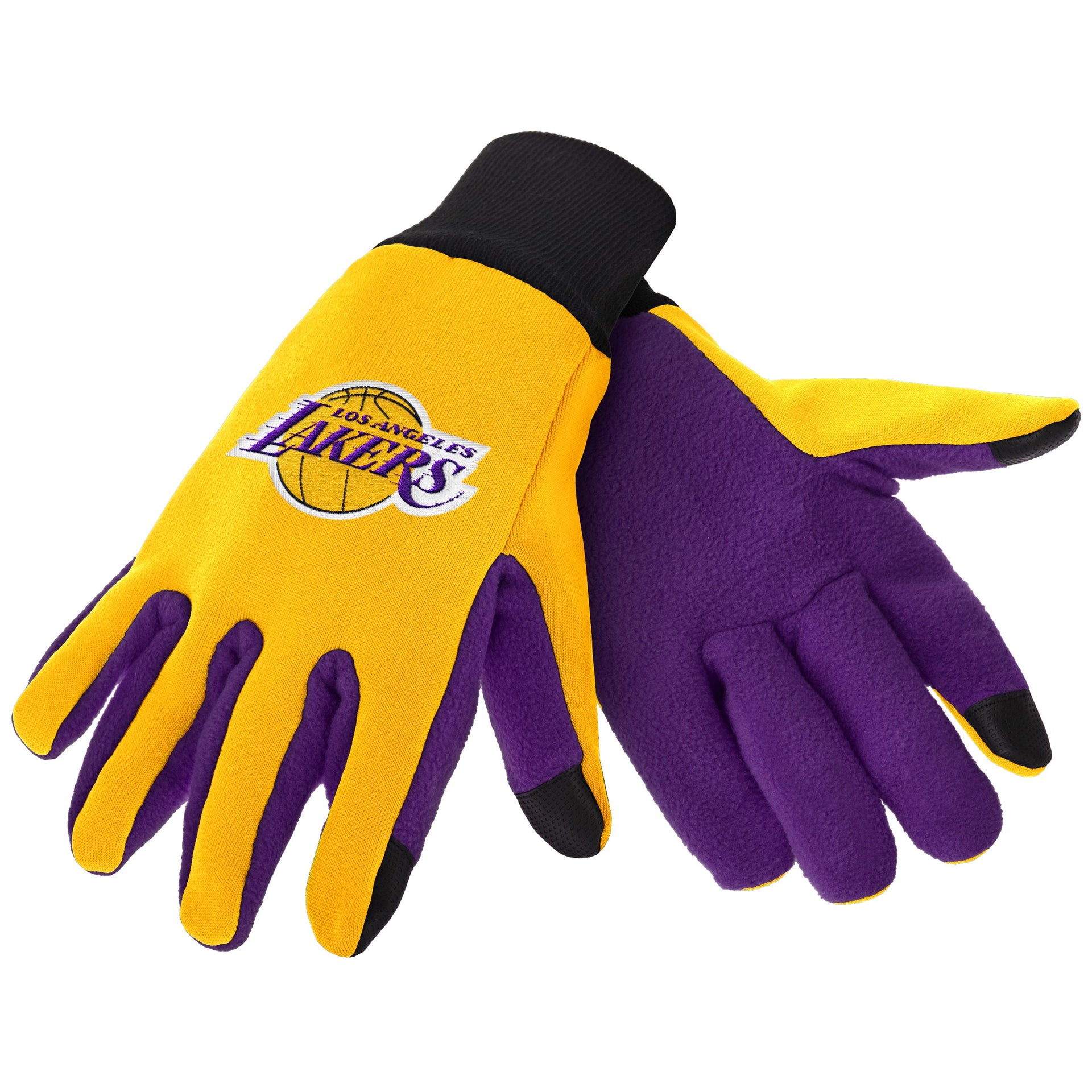 Los Angeles Lakers NBA Basketball Texting Gloves - Dynasty Sports & Framing