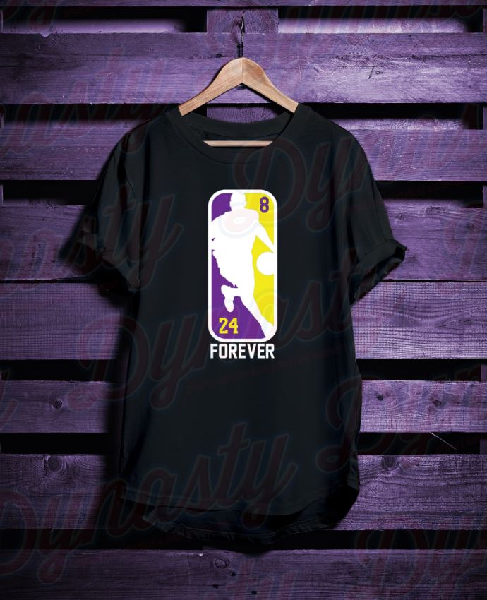 Kobe Bryant 8 & 24 Mamba Forever Logo T-Shirt - Dynasty Sports & Framing